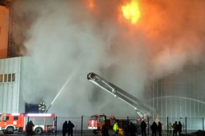 Пожежа на заводі на Львівщині