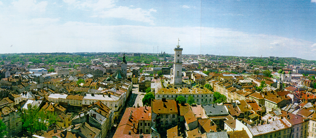 Панорама Львова з сайту ЮНЕСКО