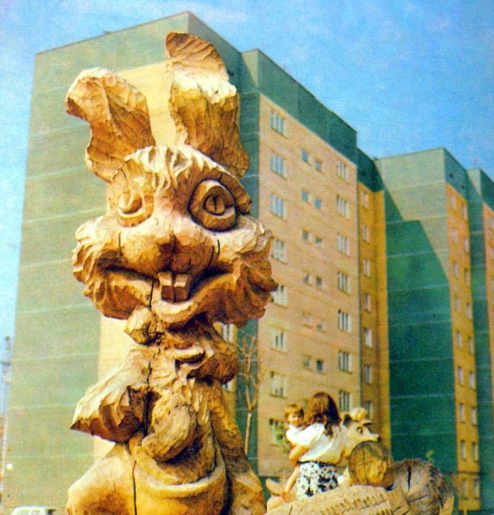 Сихів на етапі будівництва. Львів. 1980 рік. Фото Мистецтво.