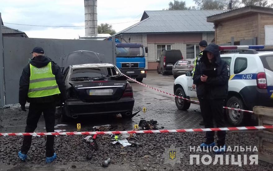 Кандидату в главы Дрогобычской ОТО подожгли авто