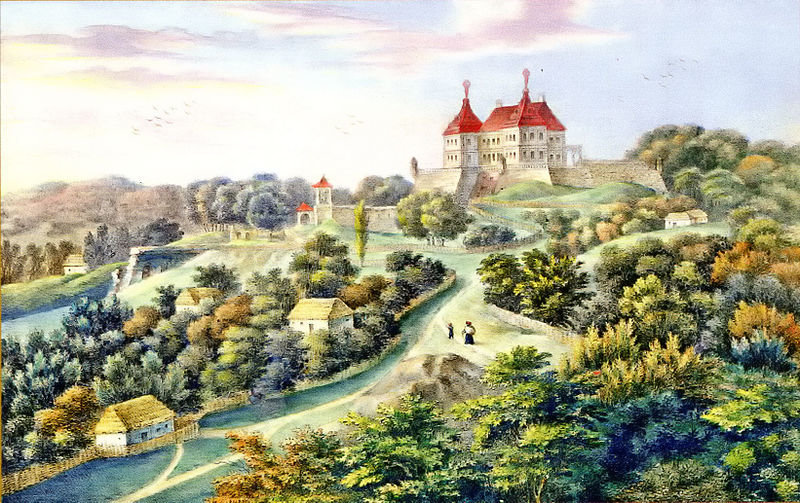 Замок у Підгірцях. Перша половина XIX ст., Фото - Вікіпедія