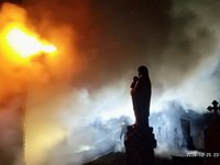 У Львівській області згоріла дерев'яна церква