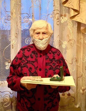 Львів'янка-довгожителька Тетяна Федюкова відзначила свій столітній ювілей. Фото: ЛМР.