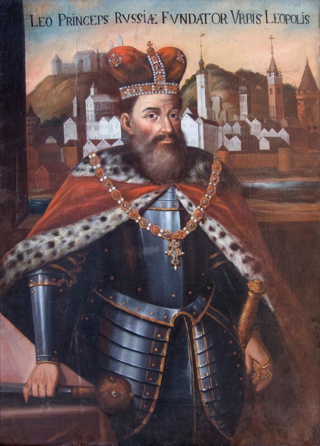 Портрет короля Лева Даниловича, авторства Луки Долинського, Фото - з вільного доступу