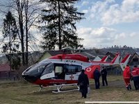 На Львівщині медична авіація вперше доставила пацієнтку в лікарню