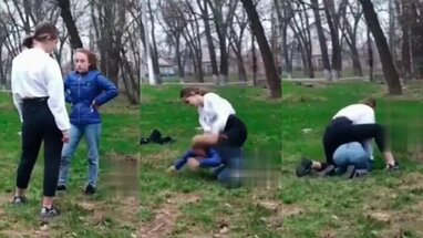 У Запоріжжі подруги жорстоко побили 13-річну школярку через хлопця (відео)
