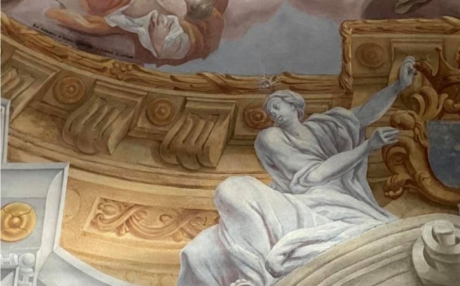 У Гарнізонному храмі Львова завершують реставрувати 300-літні фрески - фото 75333