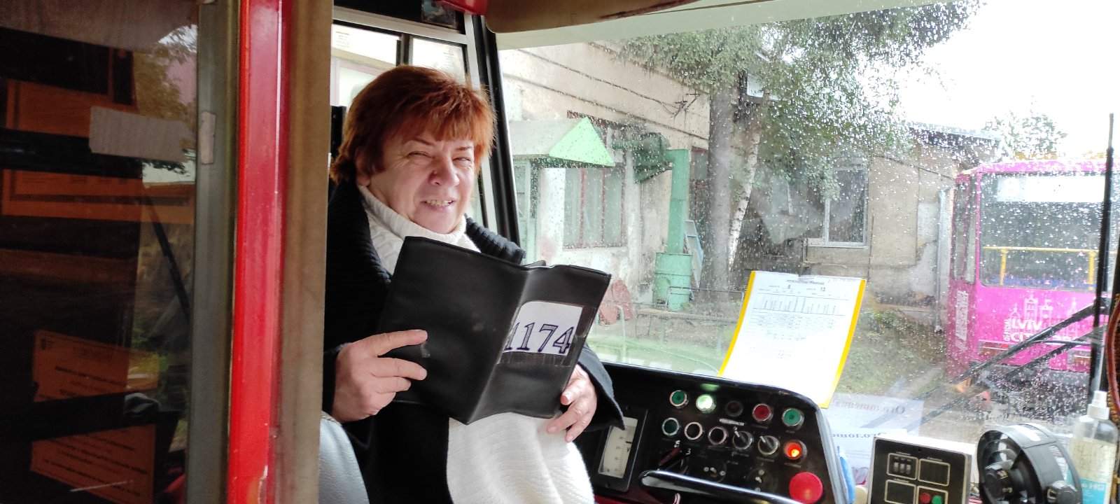 Лідія Філіпчук - водійка трамвая