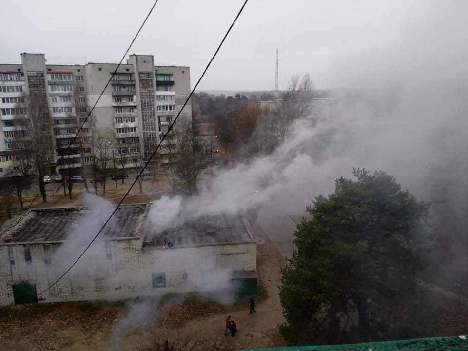 Пожежа в Новояворівську