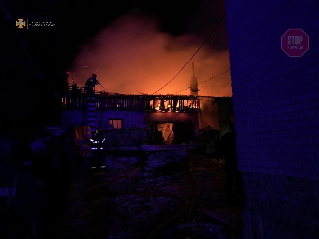 На Львівщині сталася пожежа у приватному будинку