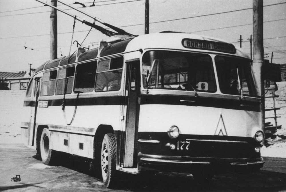 тролейбус, Львов, 1950