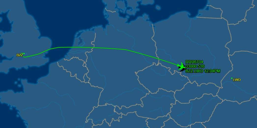 В аеропорту Львова приземлився літак НАТО