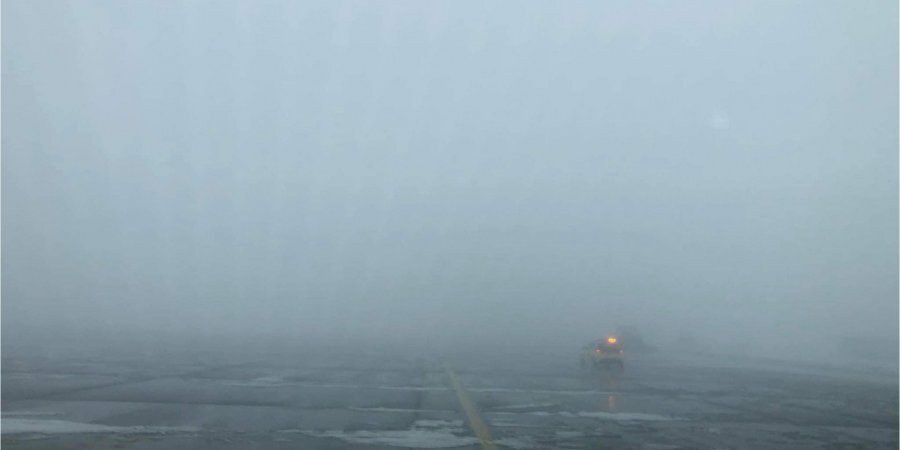 Погіршення видимості у тумані 500 — 1000 м (Фото:Львівський гідрометцентр)
