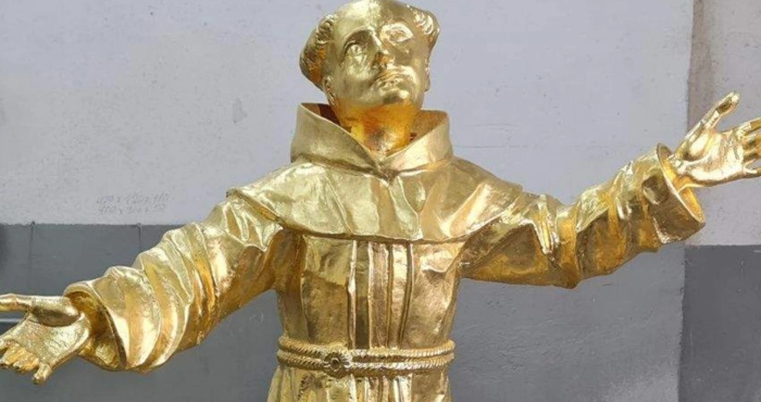 Скульптура Яна з Дуклі після реставрації. Фото: Polonika